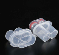 Boîte de rangement empilable en PP recyclable pour flacons de 3 ml, épaisseur 3 mm, forme rectangulaire, logo/graphisme personnalisable, emballage pour peptides