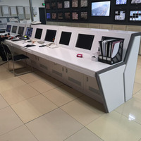 Consoles de sécurité publique personnalisables Kehua Fuwei, poste de travail de la salle de contrôle du centre national de contrôle aérien