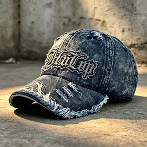 Casquettes de baseball non structurées en coton à 6 panneaux, avec logo personnalisé brodé ou imprimé, pour hommes et femmes - Product Image 1