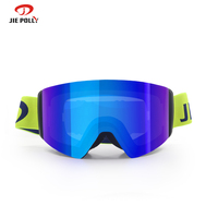 Lunettes de ski OTG personnalisées avec logo OEM, verres magnétiques de luxe pour l'extérieur, photochromiques, pour snowboard,