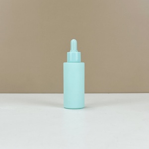 ขวดแก้วทรงแบนพร้อมฝาหยดแบบมีซิลค์สกรีน ขนาด 30 มล. 50 มล. สีตามสั่ง สำหรับบรรจุเซรั่มและน้ำมันหอมระเหย - Product Image 2