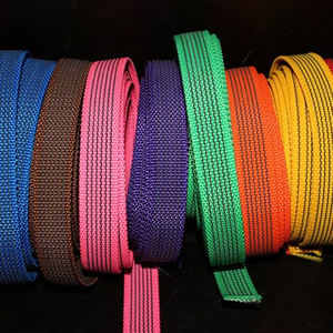 Correa de perro de seguridad antideslizante recubierta de cinta de goma personalizada de lujo con mosquetón de aluminio espacial para perros medianos y grandes - Product Image 6