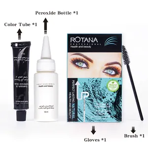 Private Label henne sourcil Tattoo Creme Henna Brow longlasting em casa sobrancelha sobrancelha Tint Dye tingimento Kit