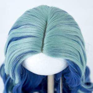 US Vente chaude 43cm 45cm 18 pouces poupée américaine cheveux accessoires filles <span class=keywords><strong>jouet</strong></span> accessoires synthétique 26cm <span class=keywords><strong>tête</strong></span> poupée perruques - Product Image 2