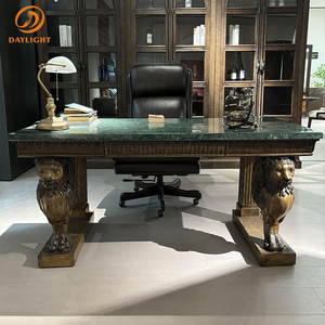 Mobilier européen pour hôtel antique Cabinet de villa Table d'écriture de <span class=keywords><strong>bureau</strong></span> royale <span class=keywords><strong>Bureau</strong></span> d'étude <span class=keywords><strong>vintage</strong></span> de luxe personnalisable en <span class=keywords><strong>bois</strong></span> pour appartement - Product Image 2