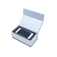 Caja de embalaje con logotipo personalizado para teléfono móvil, embalaje de lujo de fábrica de papel de comunicación General con logotipo para Iphone