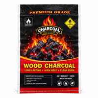 Sacs tissés en polypropylène multi-usages, impression personnalisée, sacs tissés en polypropylène pour l'emballage du charbon de bois et du bois de chauffage