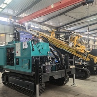 Foreuse hydraulique complète EX800 avec moteur diesel Cummins, pompe de boîte de vitesses et roulement, profondeur max. 300 m pour le forage de minerai