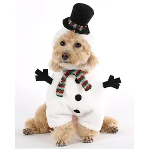 Caldo inverno natale natale costume da Babbo Natale fornisce abiti per cani e gatti di halloween costume per animali domestici vestiti per cani