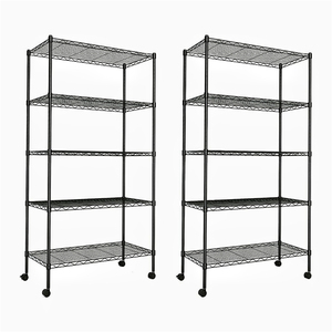 18 X 48 X 72 Inch 6 Tier <strong>Cheap</strong> Promotion Garage Wire Storage <strong>Shelf</strong> <strong>Units</strong> Adjustable Metal Chrome Wire Shelving - Product Image 1