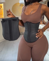 Body gainant personnalisé à marque privée avec crochets avant, en latex, respirant, haute compression, pour amincissement de la taille