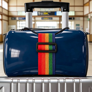 Luggage <b>securing</b> straps for <b>backpacks</b>, carry-on bags, and travel trolley cases; elastic <b>securing</b> straps. - Product Image 3