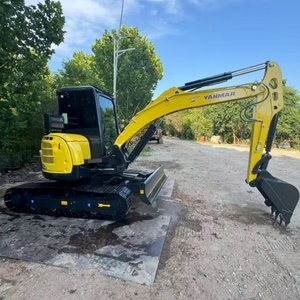 Miniexcavadora Hidráulica Usada de Alta Calidad Marca Japonesa VIO55-5A de 5.5 Toneladas con Buen Motor, Bomba de Caja de Cambios y PLC - Product Image 3