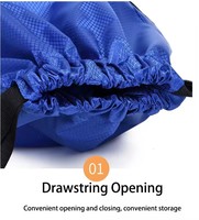 Sac à dos de sport à cordon de serrage imperméable grande capacité avec logo personnalisé pour la gym, la natation et les voyages
