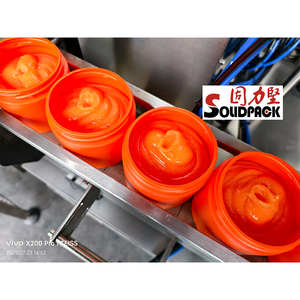 Máquina de llenado automática Solidpack con bomba de rotor de doble cabezal para gel de ducha, exfoliante corporal, crema y pasta - Product Image 4