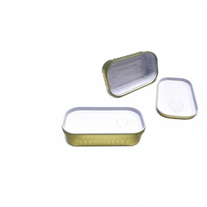 กล่องดีบุกทรงรีเปล่า กล่องปริศนา กล่องเก็บอาหารจิ๋วลายการ์ตูน - Product Image 5