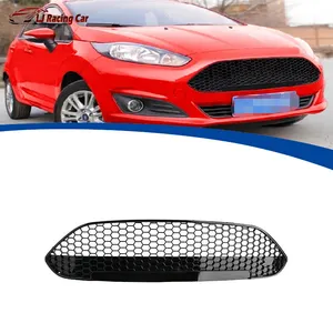 อุปกรณ์เสริมในรถยนต์STสไตล์รถกันชนหน้าย่างหม้อน้ําRacing GrilleสําหรับFord Fiesta 2013