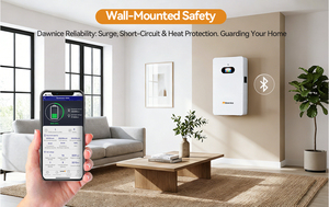 Powerwall 51.2V <b>48V</b> 314Ah Lithium Ion <b>Battery</b> Pack 16kWh Home Energy Storage System With Bms HZEB-LCT-16 <b>48v</b> Lifepo4 <b>Battery</b> HZE - Product Image 2