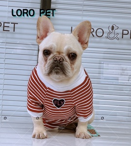 Diseñador de lujo XS y suéter de perro de lana pequeño estampado personalizado patrón sólido Valen para Otoño y verano hecho de algodón - Product Image 5