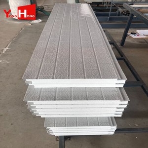 Panel de Pared Decorativo Ignífugo con Aislamiento Térmico Yonghong, Panel Sándwich de Acero con Aislamiento de Poliuretano y <span class=keywords><strong>Tablero</strong></span> Metálico Tallado - Product Image 3