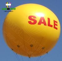 Ballon gonflable à l'hélium pour la publicité / Ballon de décoration personnalisé pour les fêtes, éclairage gonflable pour la scène