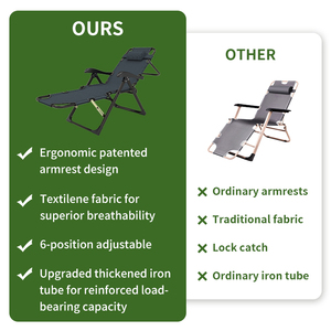 <strong>Luxury</strong> Massage Outdoor Garden <strong>Chair</strong> Patio Folding Recliner Beach <strong>Camping</strong> <strong>Chairs</strong> Zero Gravity <strong>Chair</strong> - Product Image 4