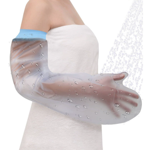 Couverture en fonte de silicone de bras long personnalisé protecteur imperméable de bandage de main avec l'ozone désinfectant la fonction de douche - Product Image 5