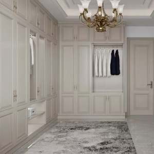 Armoires en bois massif de style américain sur mesure, design moderne, meubles de rangement pour chambre à coucher, dressing - Product Image 6