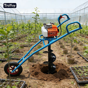 Máquina Perforadora de Hoyos de Gasolina de 2 Tiempos, Fácil Operación para Proyectos de Cercas y Jardinería de Bricolaje, Portátil - Product Image 1