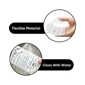 24 pezzi modello di <span class=keywords><strong>disegno</strong></span> stencil con numero di <span class=keywords><strong>lettera</strong></span> stencil con lettere e numeri fai da te con custodia per Notebook - Product Image 2