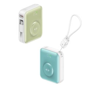 Batteries externes 10000 mAh avec câble Type-C PD18W, grande capacité, charge rapide, mini batterie de secours pour téléphone portable - Product Image 3