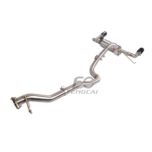 מערכת פליטה Valvetronic SS304 לפורד ברונקו 2.7T, צינורות פליטה עם בקר וטיפים שחורים, שדרוג סוניק - Product Image 6