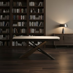 Luxury Modern Classic Extra-Large <strong>Extendable</strong> Foldable Ceramic Dinner <strong>Table</strong> Set Metal <strong>Legs</strong> for Home Hotel Apartment School Dining - Product Image 3