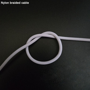 Cables de Audio USB C a DC 3.5 Trenzados Multicolor Macaron <span class=keywords><strong>para</strong></span> Conexiones de Altavoces de Coche, Estéreos y Subwoofers - Product Image 4