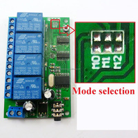 Module de commutation de relais de commande à distance vocale par téléphone AD22B04 DC 12V 4 canaux MT8870 DTMF, décodeur de signal sonore pour moteur LED PLC maison intelligente