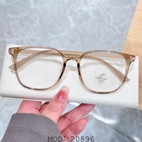 Lunettes de lecture anti-lumière bleue tendance rétro 2025, monture carrée légère et transparente, style jeune et moderne, avec diamants