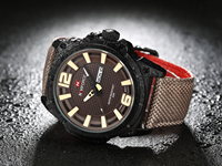 Naviforce — montre à Quartz pour hommes, montre-bracelet à Quartz étanche, de haute qualité, Sport, Date, 9066