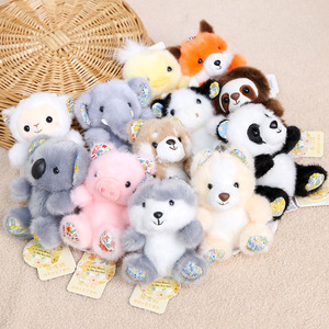 Muñeco de Peluche de la Serie Little Bean, Animalito Adorable de Dibujos Animados, Elefante, Zorro, Panda Sentado en la Mesa, Juguete para Bodas, Poliéster, Algodón PP - Product Image 3