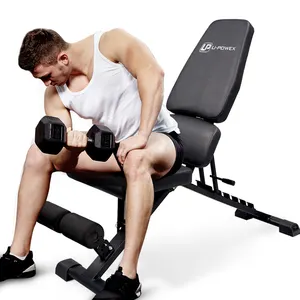 可调重量长凳全身锻炼多用途可折叠倾斜下降锻炼长凳批发