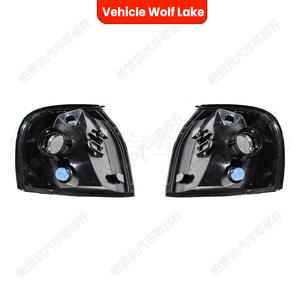 Luces de Esquina para Volvo S80 1999-2006, Marco Negro, Bombilla Doble, Señales de Giro Halógenas para Reemplazo o Reparación - Product Image 4