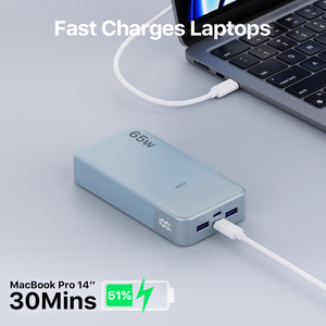 Batería <span class=keywords><strong>Externa</strong></span> de 20000mAh y 65W, Cargador Portátil Rápido para Teléfono Móvil, Laptop, MacBook, Dell, Pad, <span class=keywords><strong>iPhone</strong></span> 17, 16, 15, <span class=keywords><strong>14</strong></span> - Product Image 4