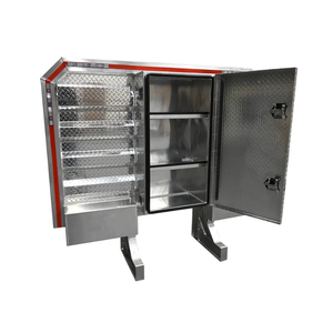 Équipement de <span class=keywords><strong>remorque</strong></span> personnalisé, barre anti-choc pour <span class=keywords><strong>camion</strong></span> avec 2 supports de chaîne et <span class=keywords><strong>plateau</strong></span> complet (68 pouces x 80 pouces) - Product Image 3