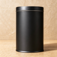 Boîte à thé matcha mate rose 60xH70mm de qualité alimentaire 30g, hermétique à double couvercle, pour poudre de café, vente en gros