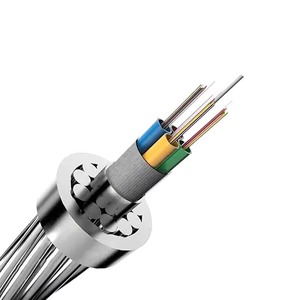 Cable de Fibra Óptica OPGW de 24, <span class=keywords><strong>36</strong></span>, 48, 96 Núcleos, Cable Óptico Aéreo para Exteriores para Telecomunicaciones y Energía - Product Image 3