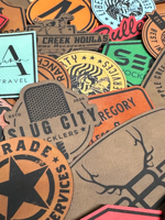 Étiquettes en cuir vierges en gros, patch en cuir vierge personnalisé, logo personnalisé, étiquettes en PU