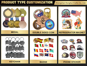 Medalla <span class=keywords><strong>de</strong></span> Metal Ecológica Chapada en Oro Grabada <span class=keywords><strong>con</strong></span> Proceso <span class=keywords><strong>de</strong></span> Personalización por Impresión UV, Medalla Conmemorativa <span class=keywords><strong>de</strong></span> Aleación <span class=keywords><strong>de</strong></span> Zinc Pintada - Product Image 4