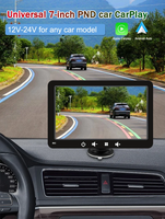 Nouvel écran intelligent portable sans fil CarPlay de 7 pouces pour voiture, lecteur MP5, navigation automobile, image de recul
