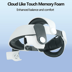 ชุดหูฟัง <span class=keywords><strong>VR</strong></span> ที่ทนทานและปรับได้พร้อมสายรัดศีรษะสำหรับติดตั้งง่ายอุปกรณ์ช่วยลดน้ำหนักสำหรับอุปกรณ์เสริม visation Pro <span class=keywords><strong>VR</strong></span> - Product Image 5