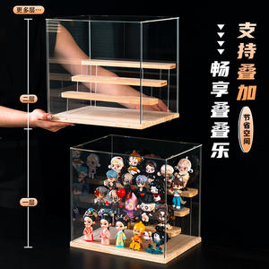 GREENSIDE Boîte <span class=keywords><strong>de</strong></span> présentation pour ranger les figurines d'action, les poupées et les modèles <span class=keywords><strong>Lego</strong></span>. Armoire transparente anti-poussière en acrylique. - Product Image 3