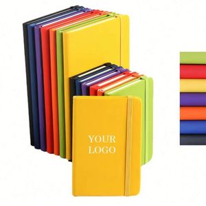 Personalized PU Leather <b>Journal</b> A5/A6, Custom Logo, Business Office Notebook - Product Image 1